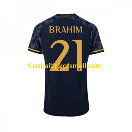 Fußballtrikots Real Madrid Brahim Diaz 21 2023-2024 Kurzarm Auswärts-trikot kaufen